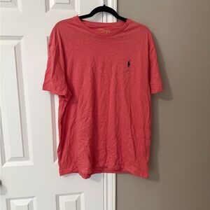 Polo by Ralph Lauren Men's Coral/Heather Red Tee - NWOT